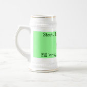 Iers Keltische Leprechaun Drink Stein Bierpul (Links)