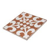  Iers keramisch kunstontwerp rood Tegeltje (Zijkant)