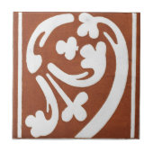  Iers keramisch kunstontwerp rood Tegeltje (Voorkant)