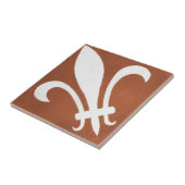  Iers keramisch kunstontwerp rood Tegeltje (Zijkant)