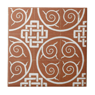  Iers keramisch kunstontwerp rood Tegeltje