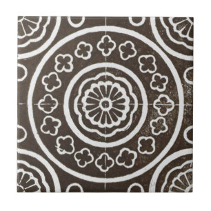  Iers keramisch kunstontwerp zwart Tegeltje