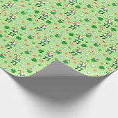 Iers Kerstcadeau Cadeaupapier (Hoek)