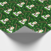 Iers kerstcadeaupapier voor kerstfeestdagen cadeaupapier (Hoek)