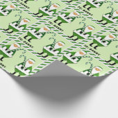 Iers kerstcadeaupapier voor kerstfeestdagen cadeaupapier (Hoek)