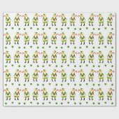 Iers kerstfeest cadeaupapier (Vlak)