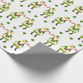 Iers kerstfeest cadeaupapier (Hoek)