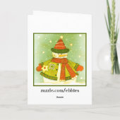 Iers kerstfeest feestdagen kaart (Achterkant)