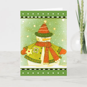 Iers kerstfeest feestdagen kaart