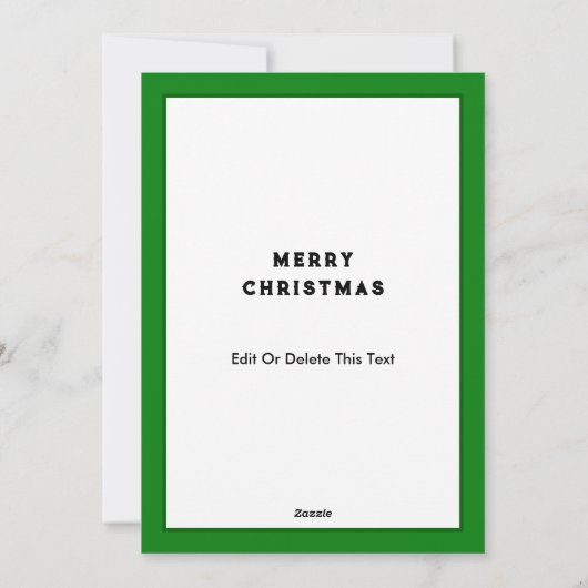 Iers kerstfeest feestdagenkaart (Achterkant)