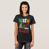 Iers kerstkerstkerstkerstkerstkerstkerstfeest Chri T-shirt (Voorkant volledig)