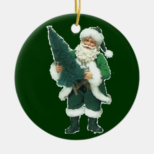 Iers kerstkerstkerstkerstrecorder keramisch ornament (Voorkant)