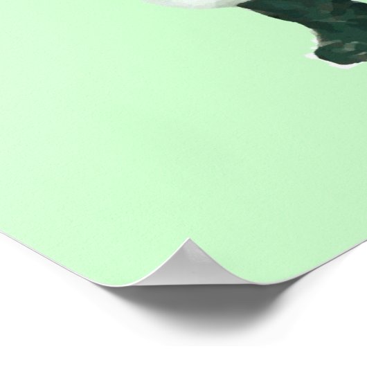 Iers kerstkerstkerstkerstrecorder poster (Hoek)