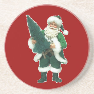 Iers kerstkerstkerstkerstrecorder zandsteen onderzetter