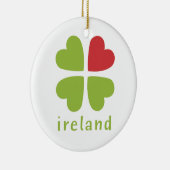 Iers kerstvakantieverval keramisch ornament (Rechts)