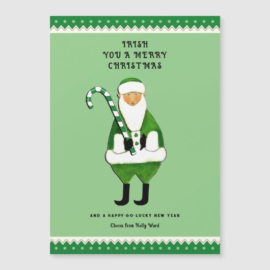 Iers kerstWenskaart (Voorkant)