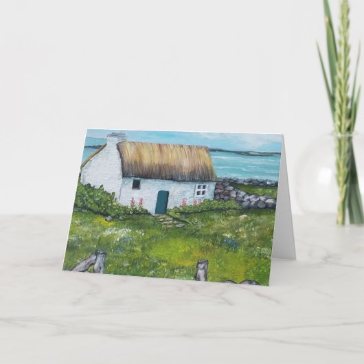 Iers kerstWenskaart Feestdagen Kaart (Voorkant)