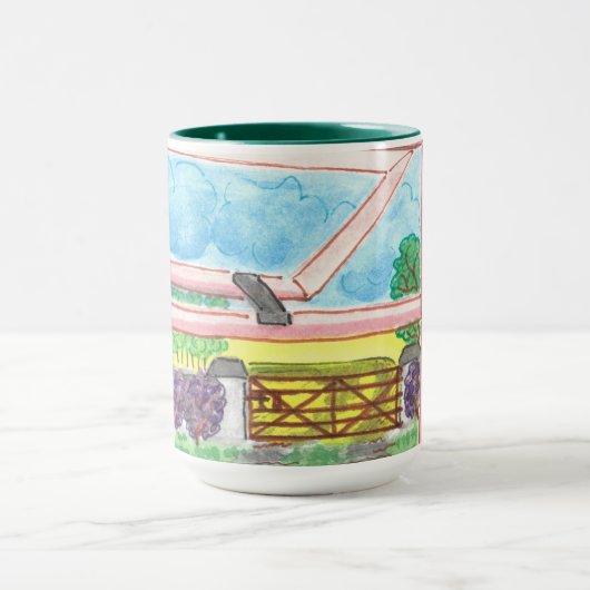 Iers keukenvenster mok (Midden)