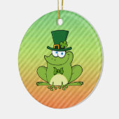 Iers kikkerontwerp keramisch ornament (Links)