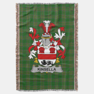 Iers Kinsella of Kinsellagh Wapen Familie Deken