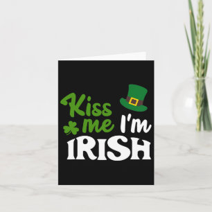 Iers Kiss Me In Iers St Patricks Dag Kaart