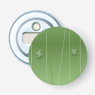 Iers klaverontwerp button flesopener