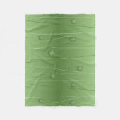 Iers klaverontwerp fleece deken (Voorkant)