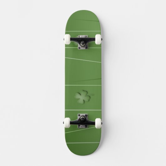 Iers klaverontwerp persoonlijk skateboard (Voorkant)
