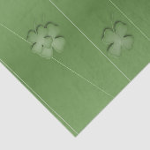 Iers klaverontwerp tissuepapier (Detail)