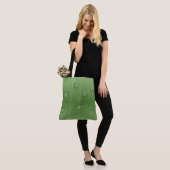 Iers klaverontwerp tote bag (Op model)