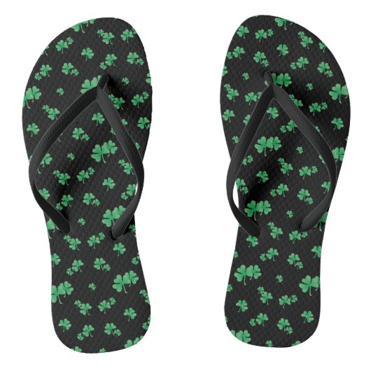 Iers Klaverpatroon Teenslippers (Voetbed)