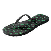 Iers Klaverpatroon Teenslippers (Schuin)