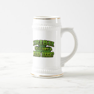 Iers krijg ik een Mok voor gratis bier