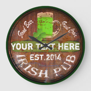 Iers kroonbord grote klok