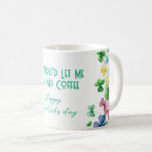 Iers, laat me mijn koffie afmaken koffiemok (Voorkant rechts)