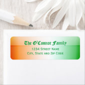 Iers label voor retournering vlag (Insitu)