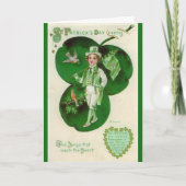  Iers Lad St Patrick's Day Custom Feestdagen Kaart (Voorkant)