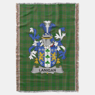 Iers Lanigan of O_Lenigan Wapen Familie Cr Deken