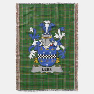  Iers Lees of McAleese Wapen Familie Crest  Deken