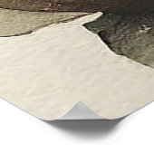 Iers Leprechaun Waterverf schilderij Poster (Hoek)