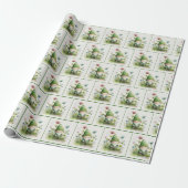 Iers leprechaun Wrapping Paper Cadeaupapier (Uitgerold)