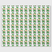 Iers leprechaun Wrapping Paper | St. Patricks Day Cadeaupapier (Vlak)