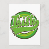 Iers logo. briefkaart (Voorkant)