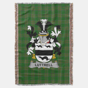 Iers Luttrell Wapen van Familie Crest Ierland Deken
