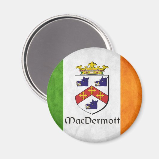 Iers MacDermott Magneet (Voorkant / Achterkant)