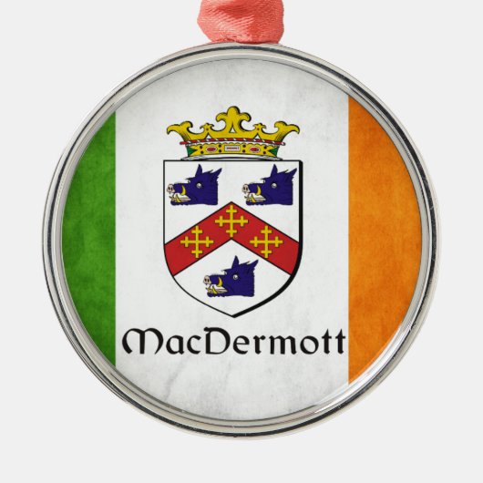 Iers MacDermott Metalen Ornament (Voorkant)