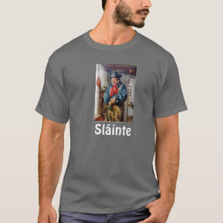 Iers Man zet whiskey in de kolf van de slak T-shirt