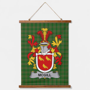 Iers McGill Wapen Familiewapenschild Hangend Wandkleed