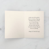  Iers meisje Aangepaste naam St. Patrick's Day Kaart (Binnen)