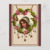 Iers meisje Briefkaart (Voorkant)